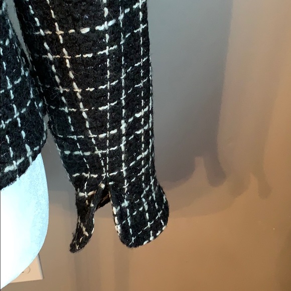 Judy Lee Cole Ruffled Checkered Blazer - Picture 5 of 7